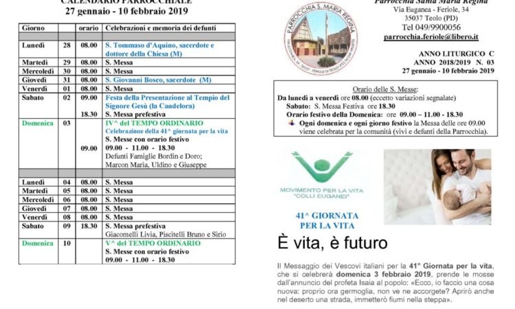thumbnail of bollettino parrocchiale 27-01-2019 10-02-2019
