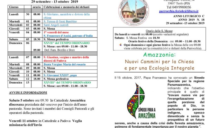 thumbnail of bollettino parrocchiale 29-09-2019 13-10-2019