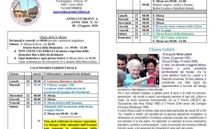thumbnail of bollettino parrocchiale 09-08-2020 23-08-2020