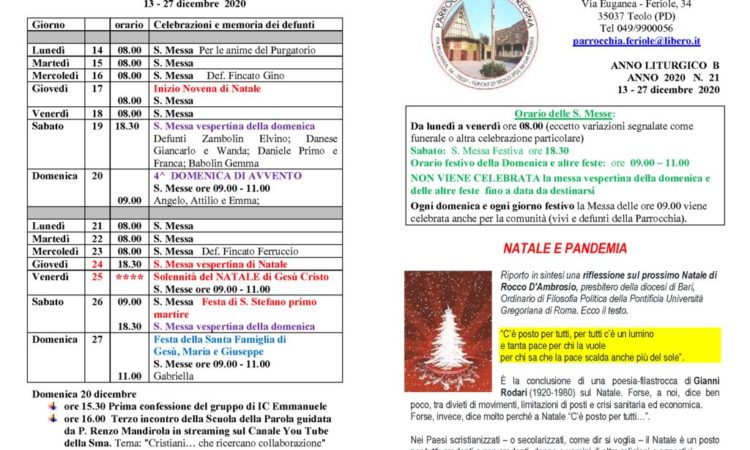 thumbnail of bollettino parrocchiale 13-12-2020 27-12-2020