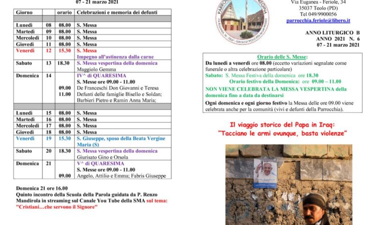 thumbnail of bollettino parrocchiale 07-03-2021 21-03-2021