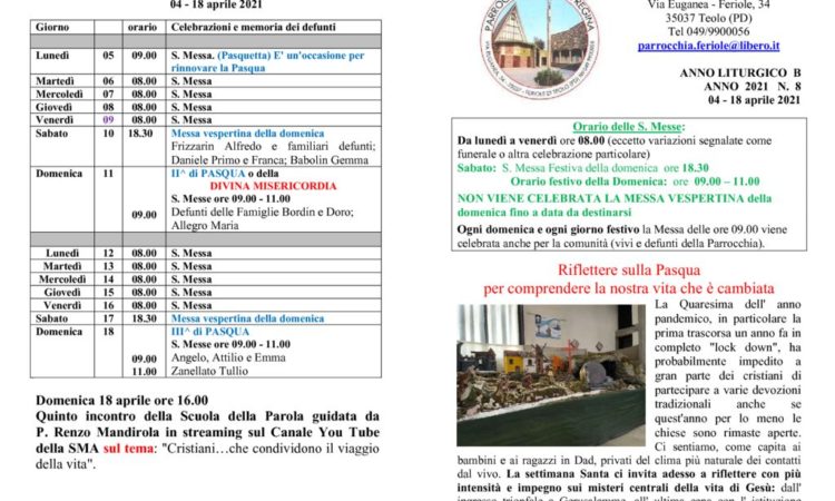 thumbnail of bollettino parrocchiale 04-04-2021 18-04-2021