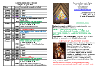 bollettino parrocchiale 17-07-2022 07-08-2022