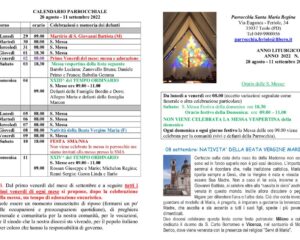 thumbnail of bollettino parrocchiale 28-08-2022 11-09-2022