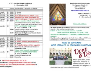 thumbnail of bollettino parrocchiale 11-09-2022 25-09-2022