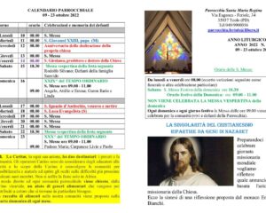 thumbnail of bollettino parrocchiale 09-10-2022 23-10-2022