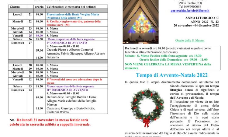 thumbnail of bollettino parrocchiale 20-11-2022 04-12-2022