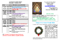bollettino parrocchiale 20-11-2022 04-12-2022