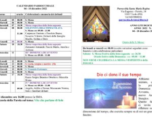 thumbnail of bollettino parrocchiale 04-12-2022 18-12-2022