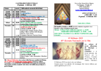 bollettino parrocchiale 29-01-2023 12-02-2023