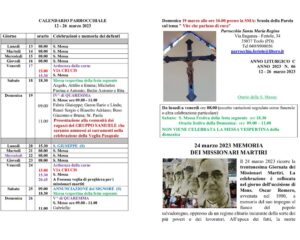 thumbnail of bollettino parrocchiale 12-03-2023 26-03-2023