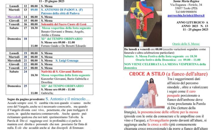 thumbnail of bollettino parrocchiale 11-06-2023 25-06-2023