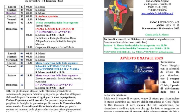 thumbnail of bollettino parrocchiale 26-11-2023 10-12-2023